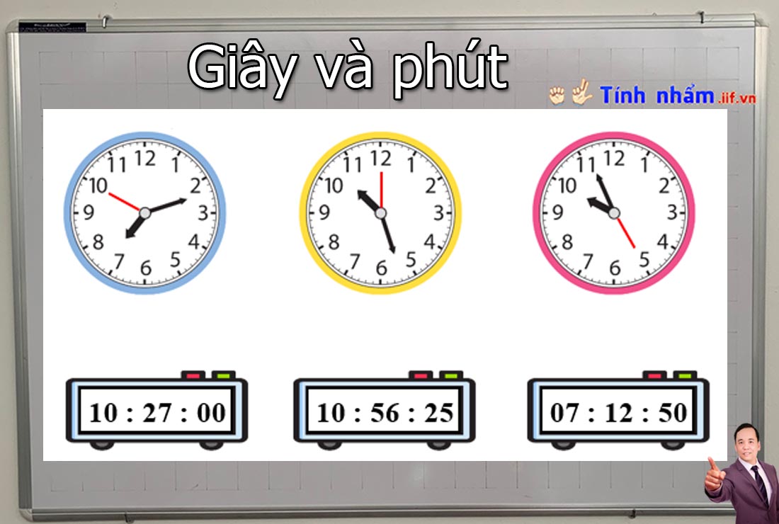 B&agrave;i tập gi&acirc;y v&agrave; ph&uacute;t